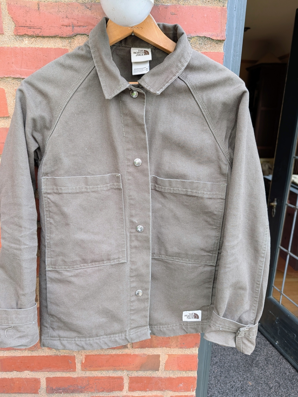The North Face Canvas Utility Chore Jacket Olive Green Size XS